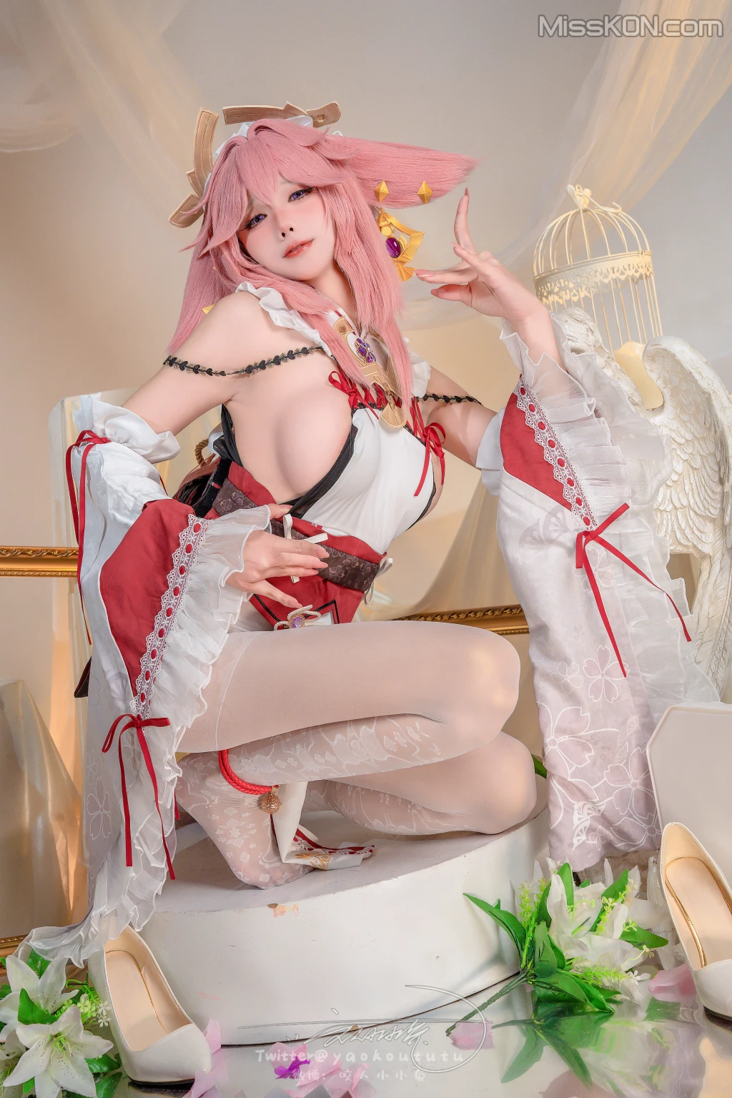 Coser@黏黏团子兔: 春江水暖 神子贺岁 (84 photos )