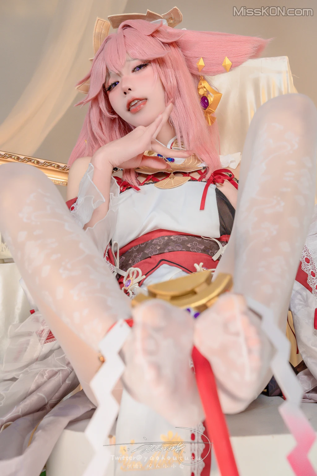 Coser@黏黏团子兔: 春江水暖 神子贺岁 (84 photos )
