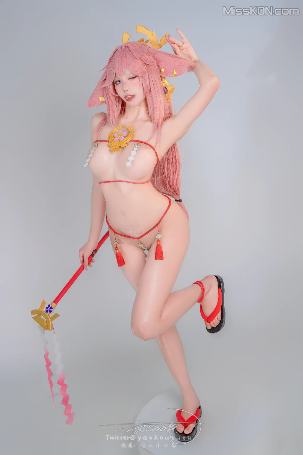 Coser@黏黏团子兔: 春江水暖 神子贺岁 (84 photos )