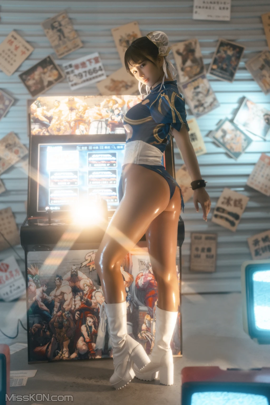 Coser@桜井宁宁: 电玩春丽 (60 photos)