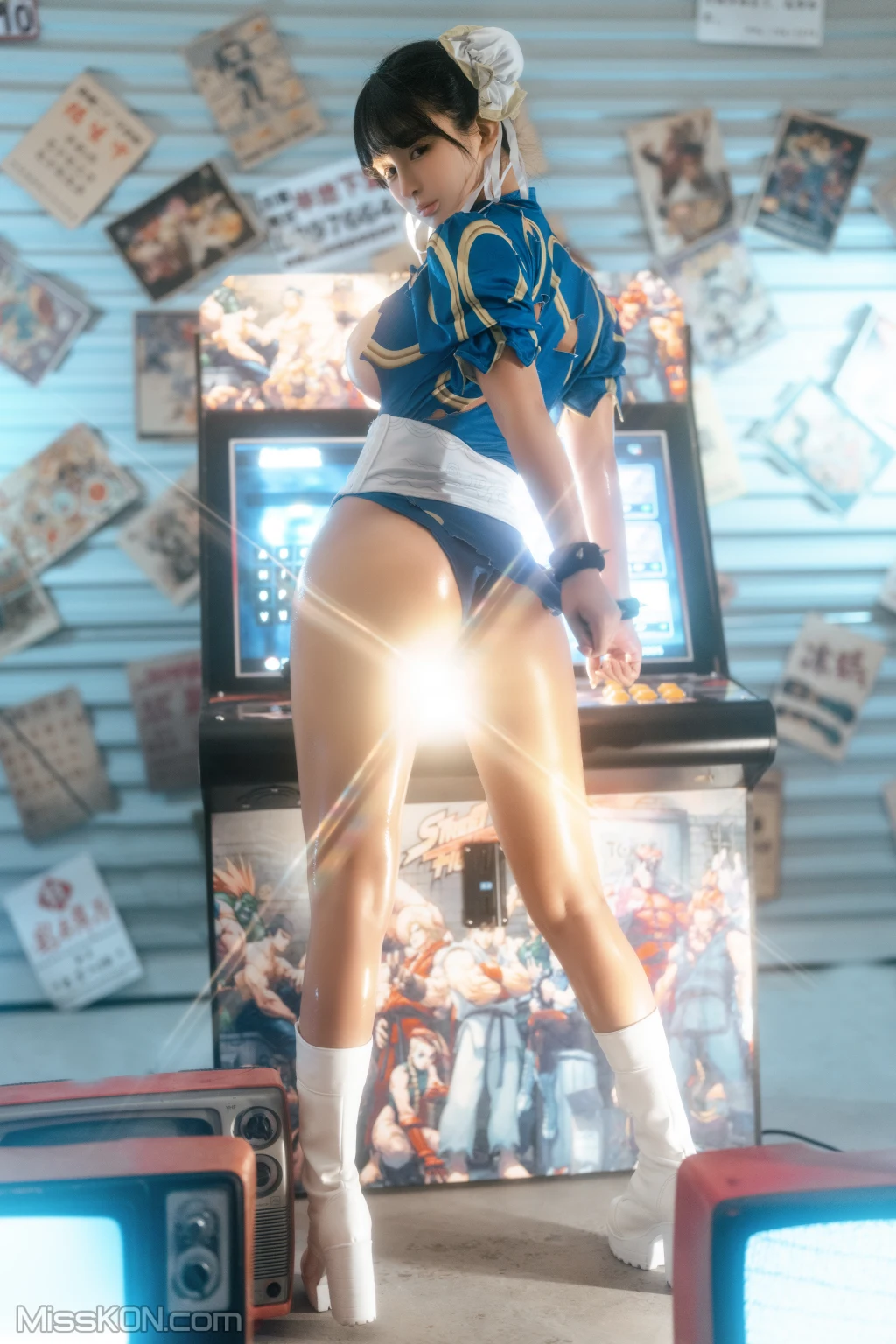 Coser@桜井宁宁: 电玩春丽 (60 photos)
