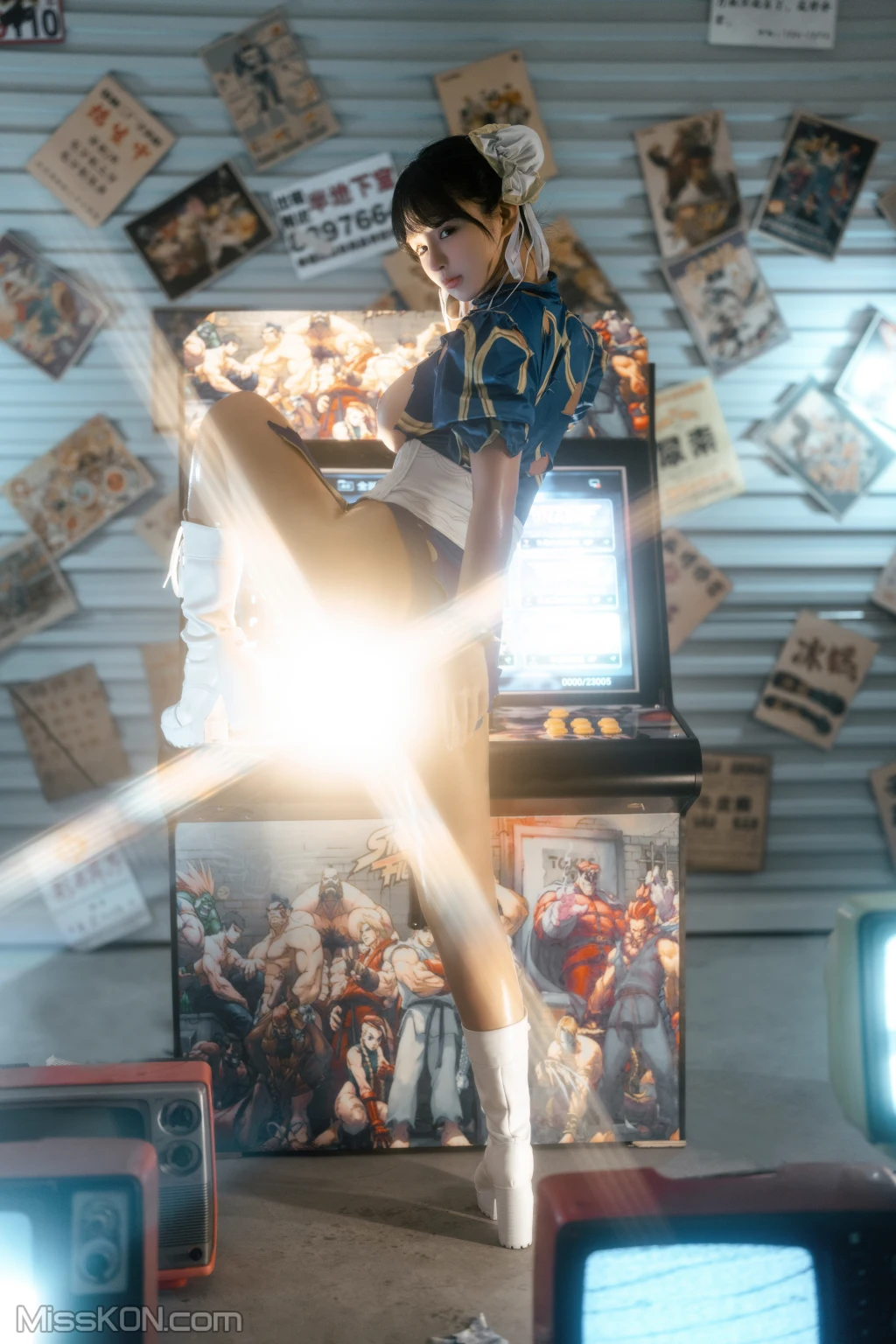 Coser@桜井宁宁: 电玩春丽 (60 photos)