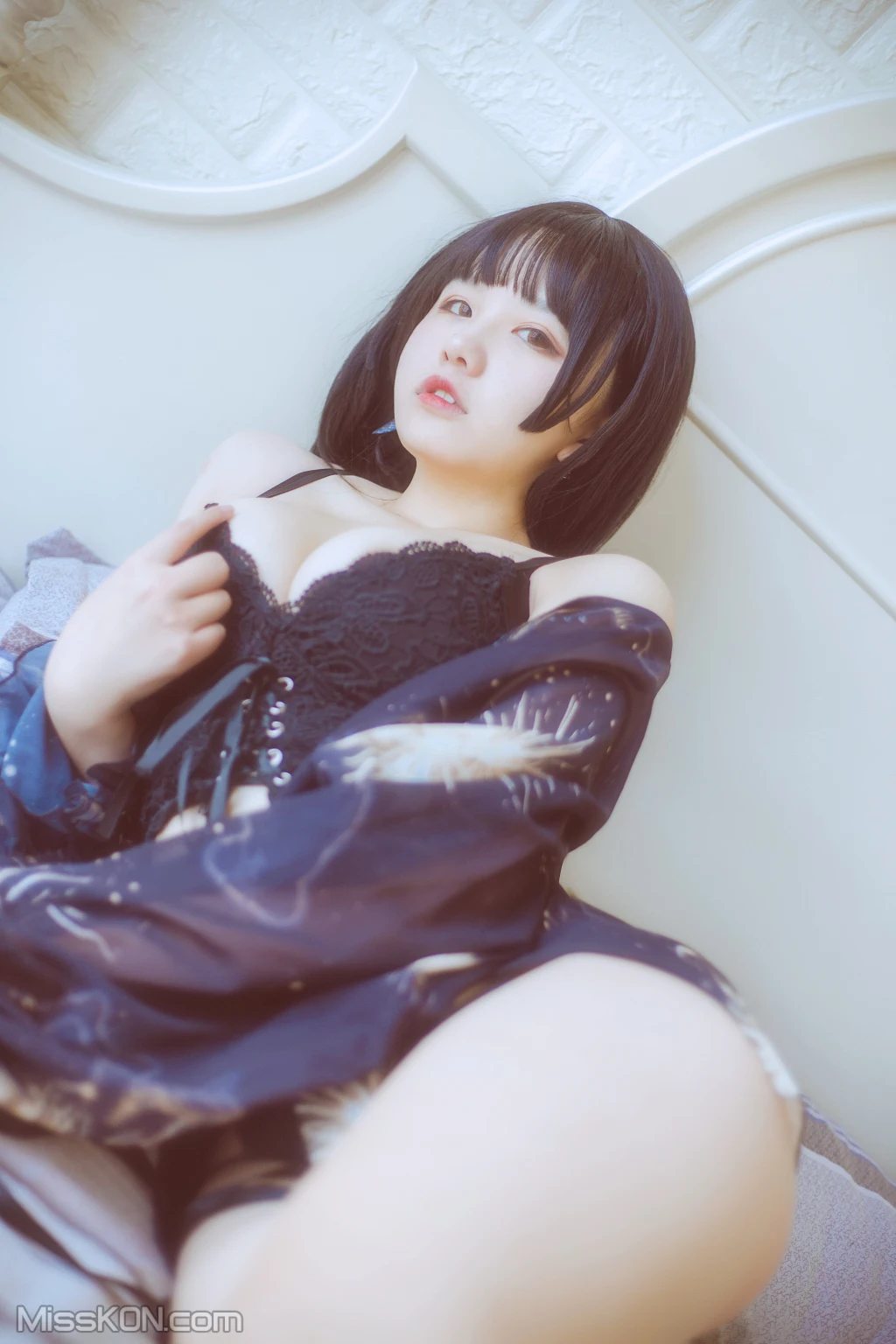 Coser@阿半今天很开心: 黑色吊带 (23 图) –插图7