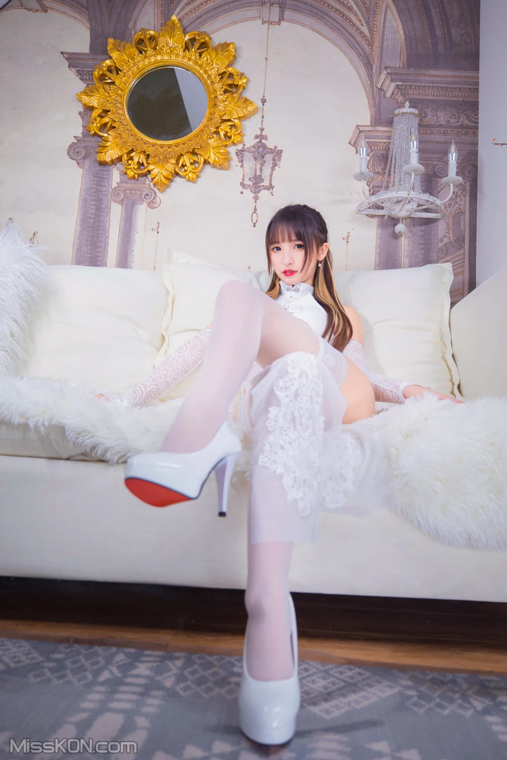 Coser@神楽坂真冬 Vol.068: 绝对企画-黑白旗袍《風と月》 (150 photos + 2 videos) – Page 10