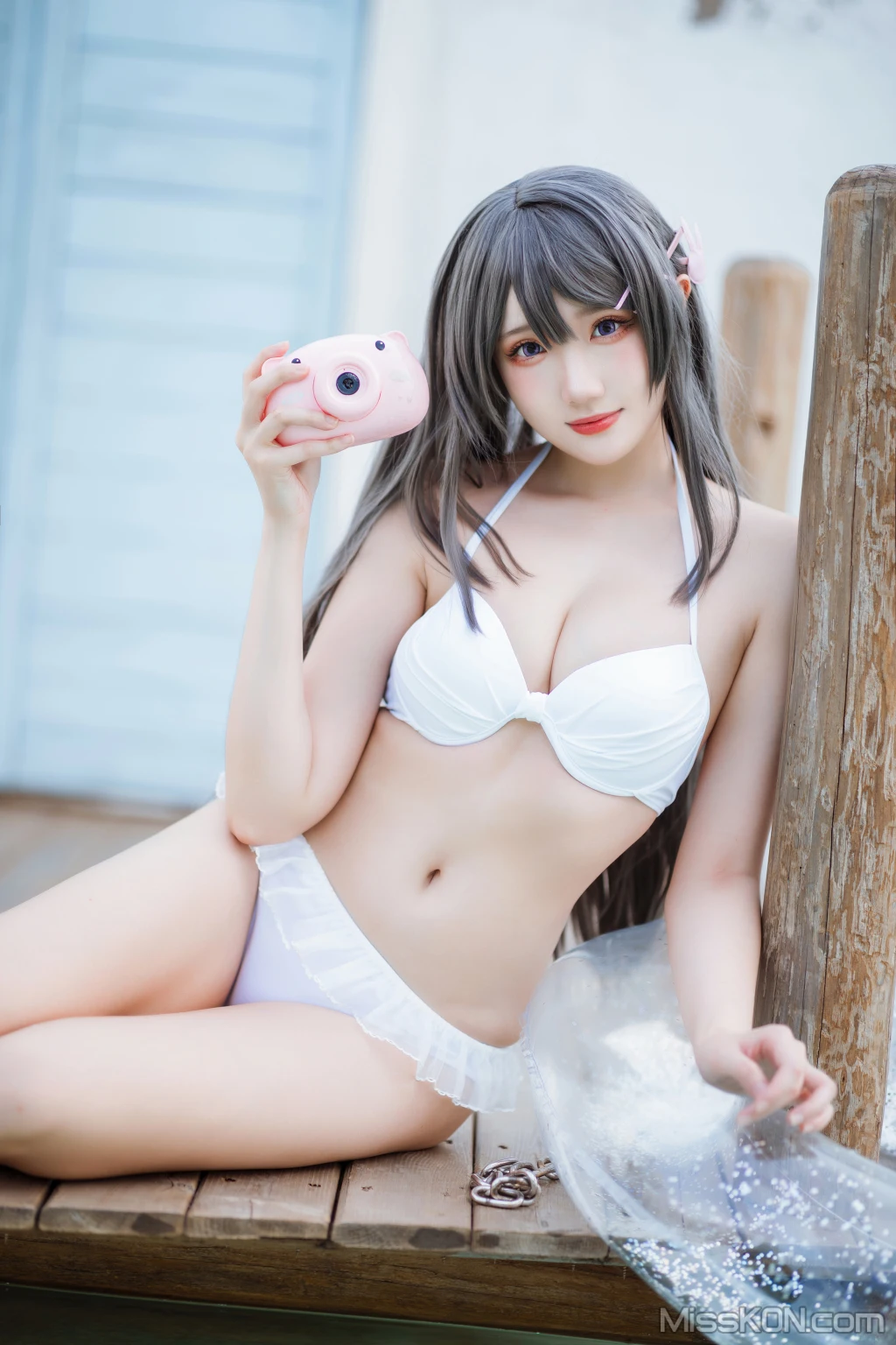 Coser@瓜希酱: 樱岛麻衣 – 泳装 (28 photos) – Page 2