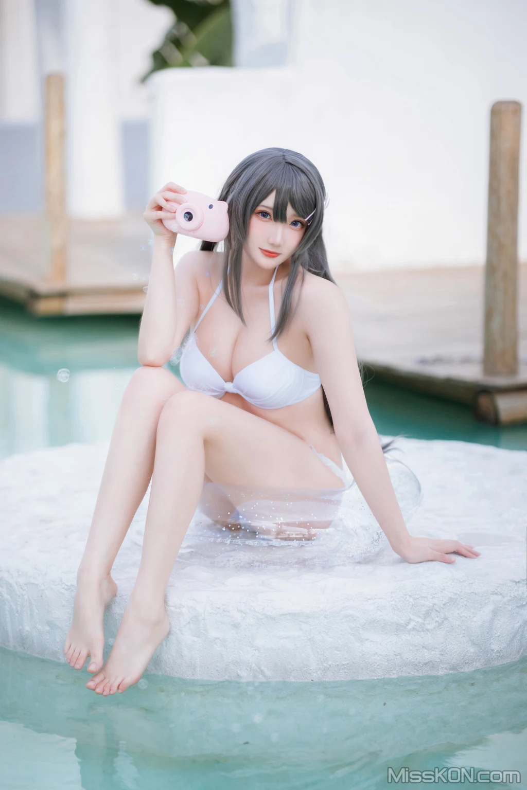 Coser@瓜希酱: 樱岛麻衣 – 泳装 (28 photos) – Page 2