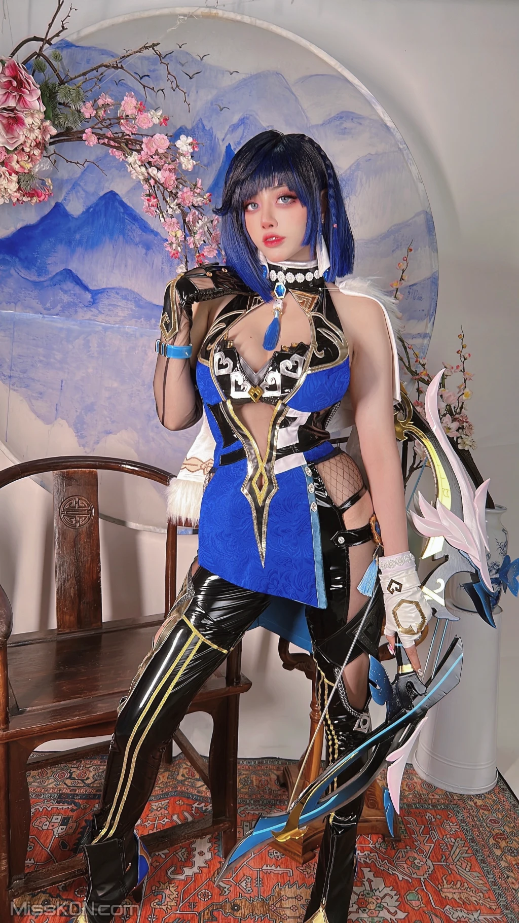 Coser@Byoru: Yelan Genshin Impact (80 photos )