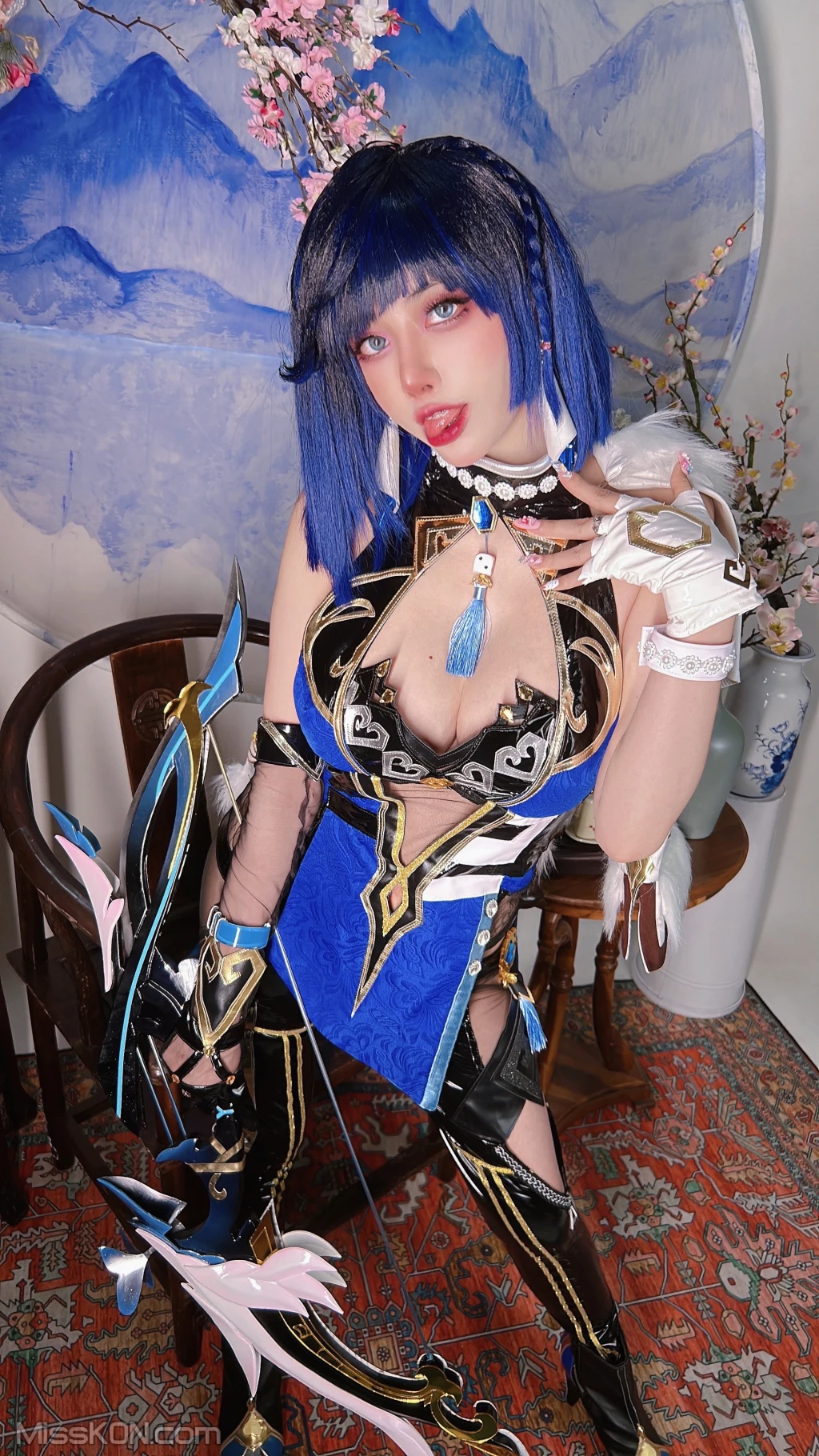 Coser@Byoru: Yelan Genshin Impact (80 photos )