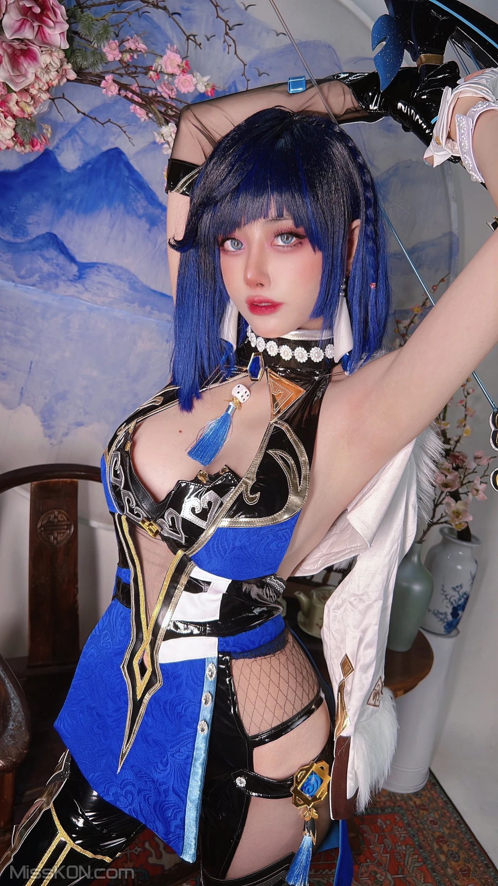 Coser@Byoru: Yelan Genshin Impact (80 photos )