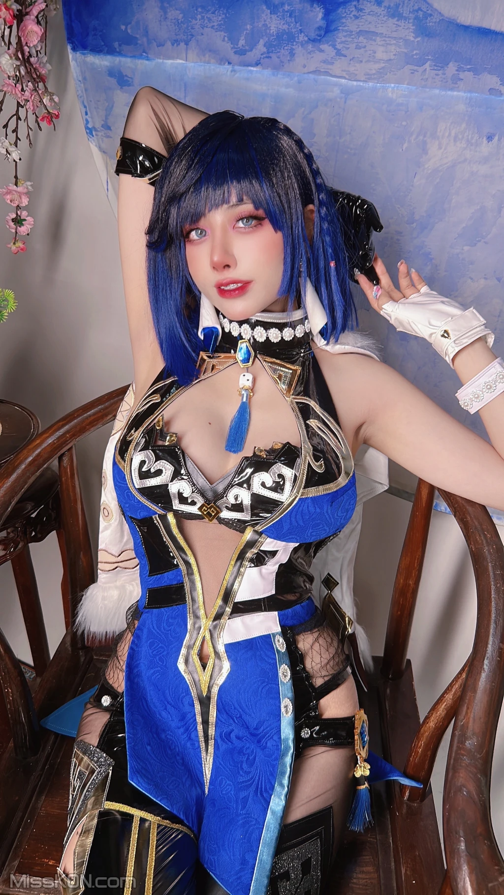 Coser@Byoru: Yelan Genshin Impact (80 photos )