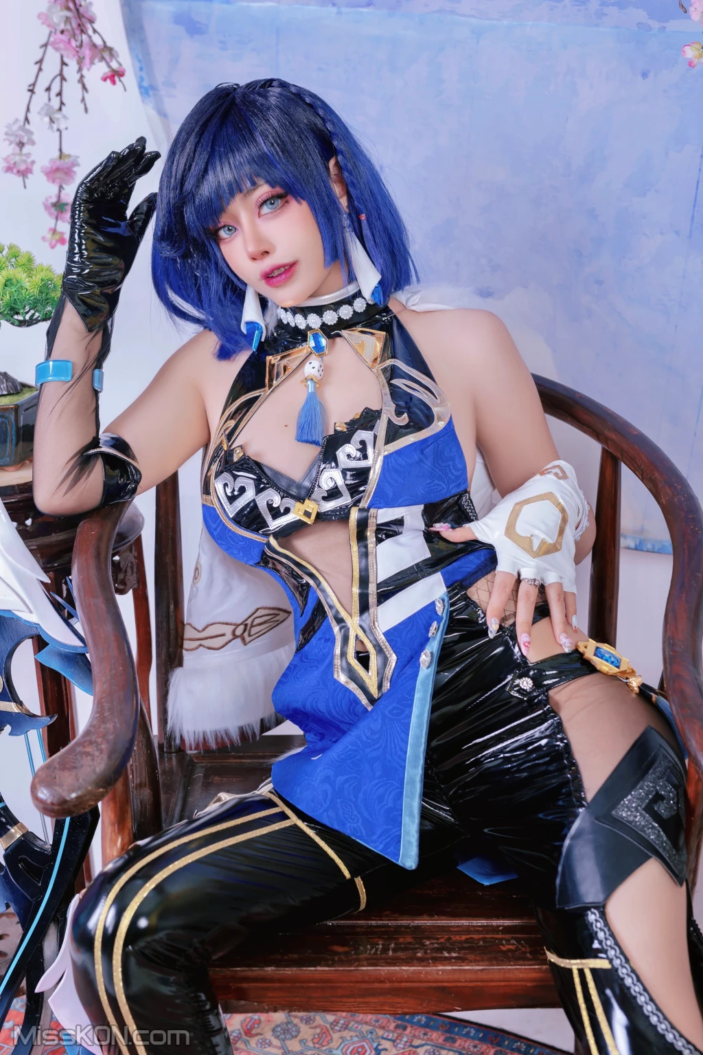 Coser@Byoru: Yelan Genshin Impact (80 photos )