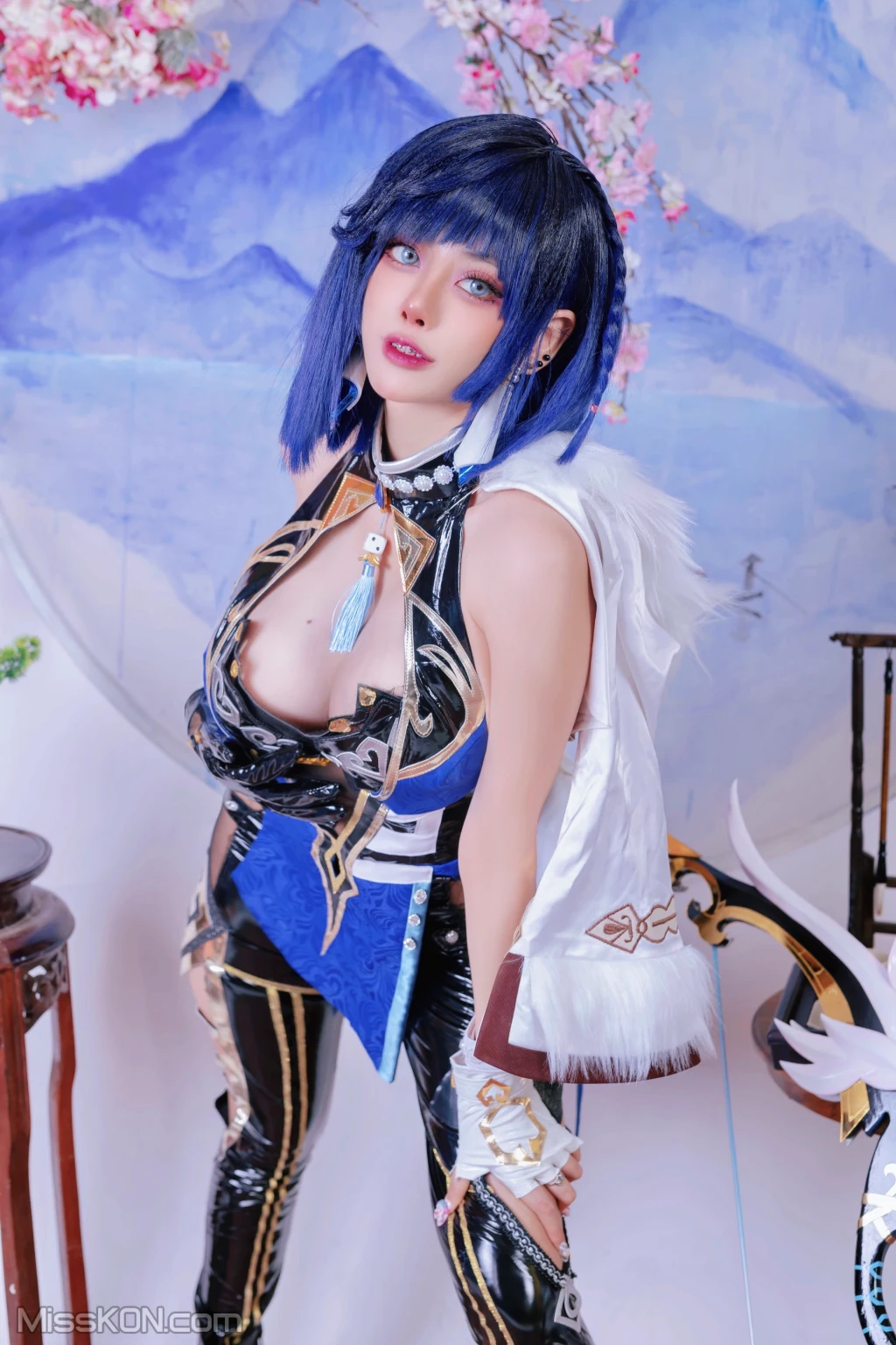 Coser@Byoru: Yelan Genshin Impact (80 photos )