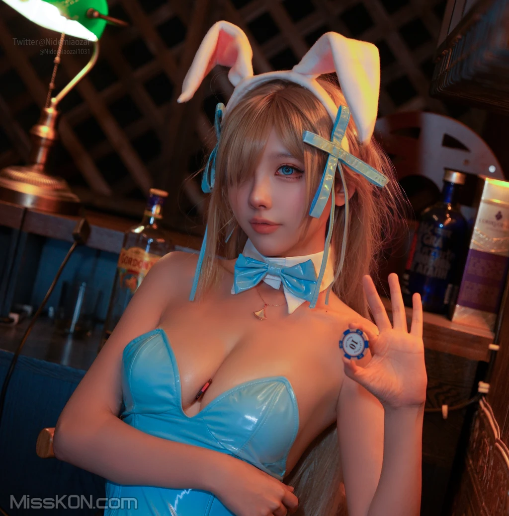 Coser@CatDemon喵崽 (你的喵崽): 碧蓝档案 明日奈兔女郎 (120 photos)