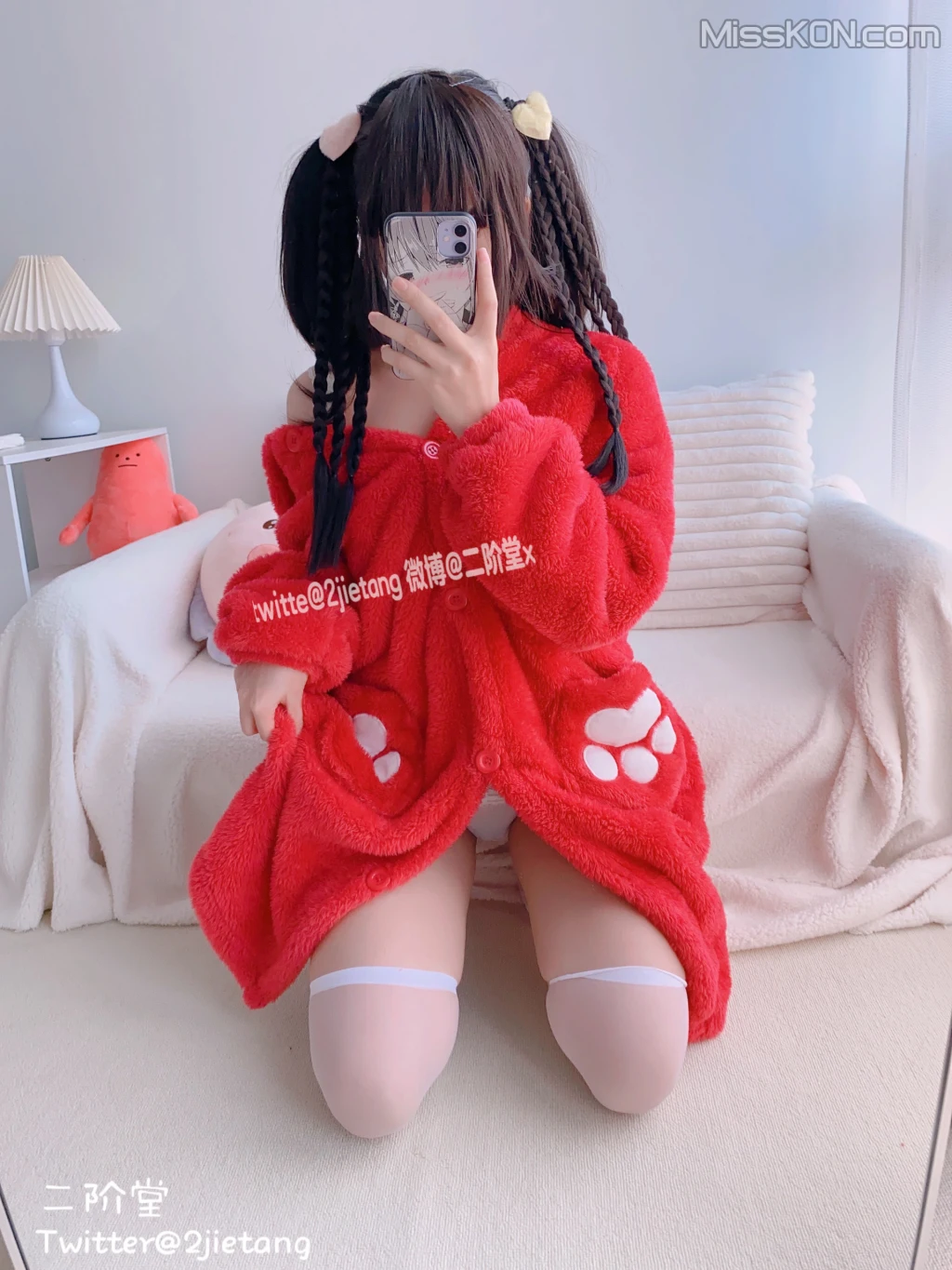 Coser@二阶堂: 红色熊衣 (134 photos )