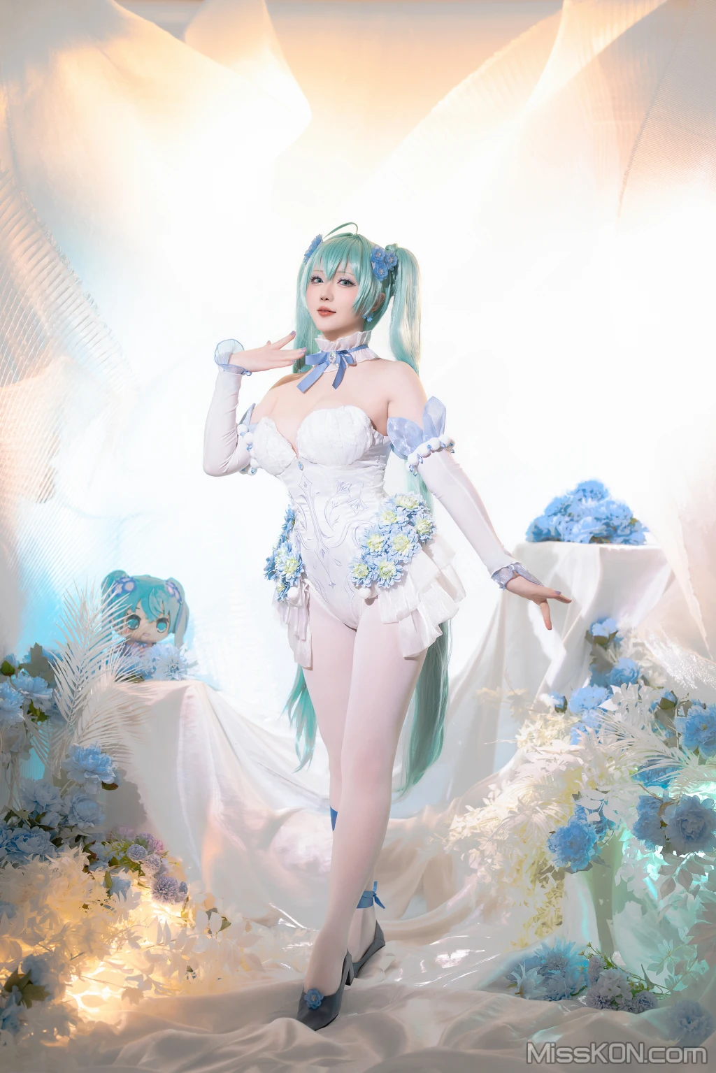 Coser@星之迟迟Hoshilily: 2024年02月计划A 初音未来 粉蝶花精灵 (54 图 + 1 视频) –插图