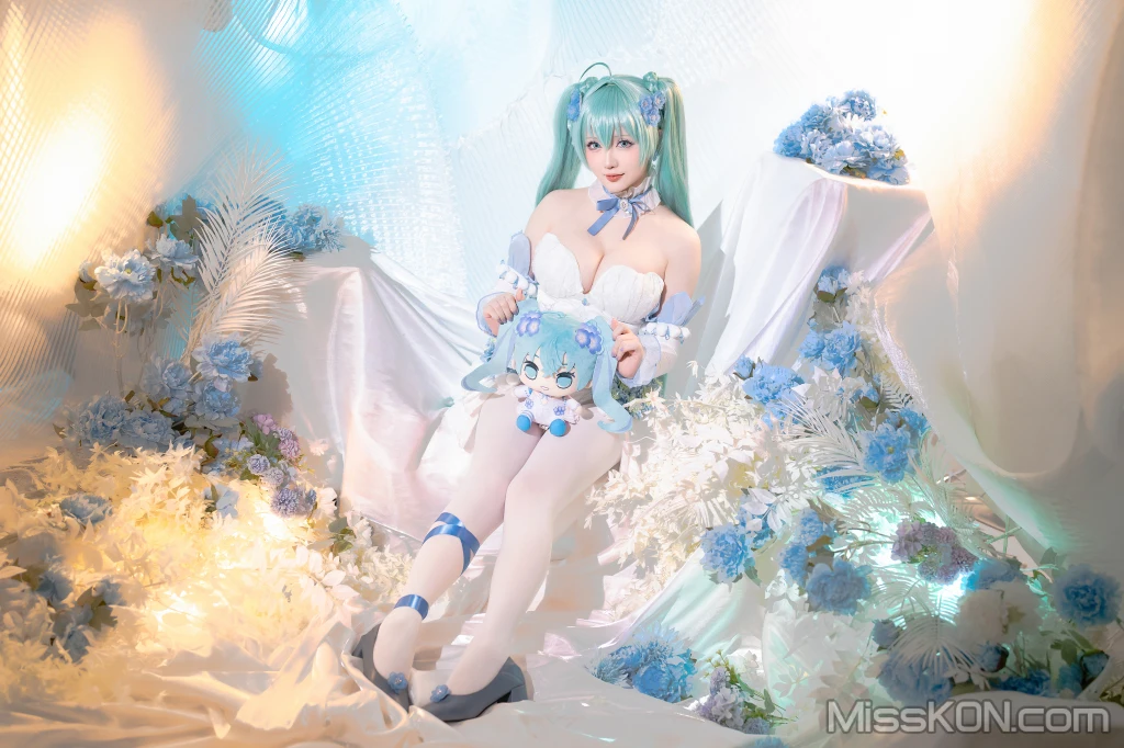 Coser@星之迟迟Hoshilily: 2024年02月计划A 初音未来 粉蝶花精灵 (54 图 + 1 视频) –插图1