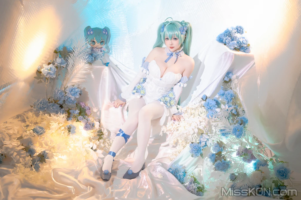 Coser@星之迟迟Hoshilily: 2024年02月计划A 初音未来 粉蝶花精灵 (54 图 + 1 视频) –插图5