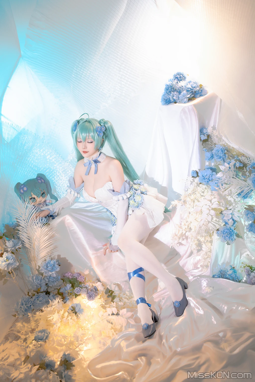 Coser@星之迟迟Hoshilily: 2024年02月计划A 初音未来 粉蝶花精灵 (54 图 + 1 视频) –插图6