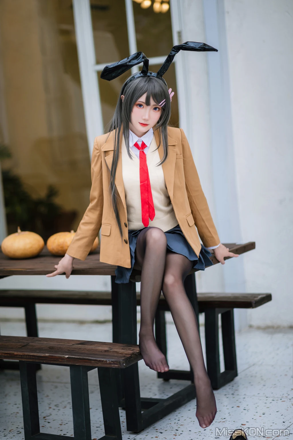 Coser@瓜希酱: 樱岛麻衣 校服 (20 图) –插图