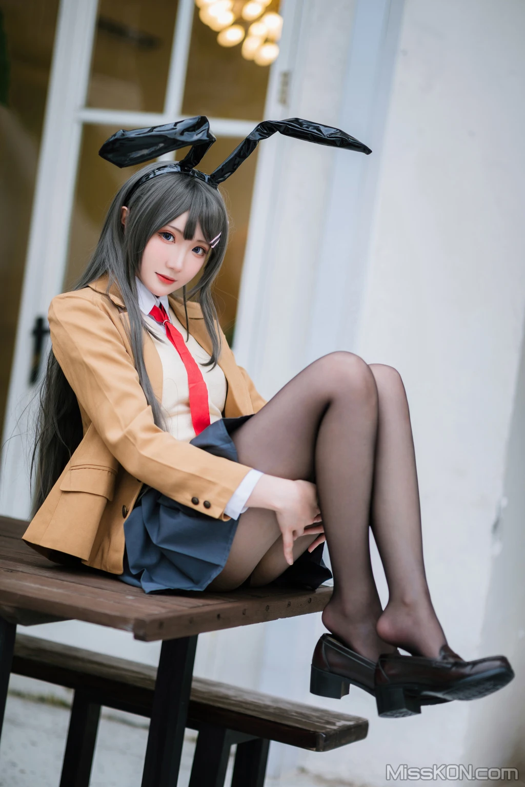 Coser@瓜希酱: 樱岛麻衣 校服 (20 图) –插图1