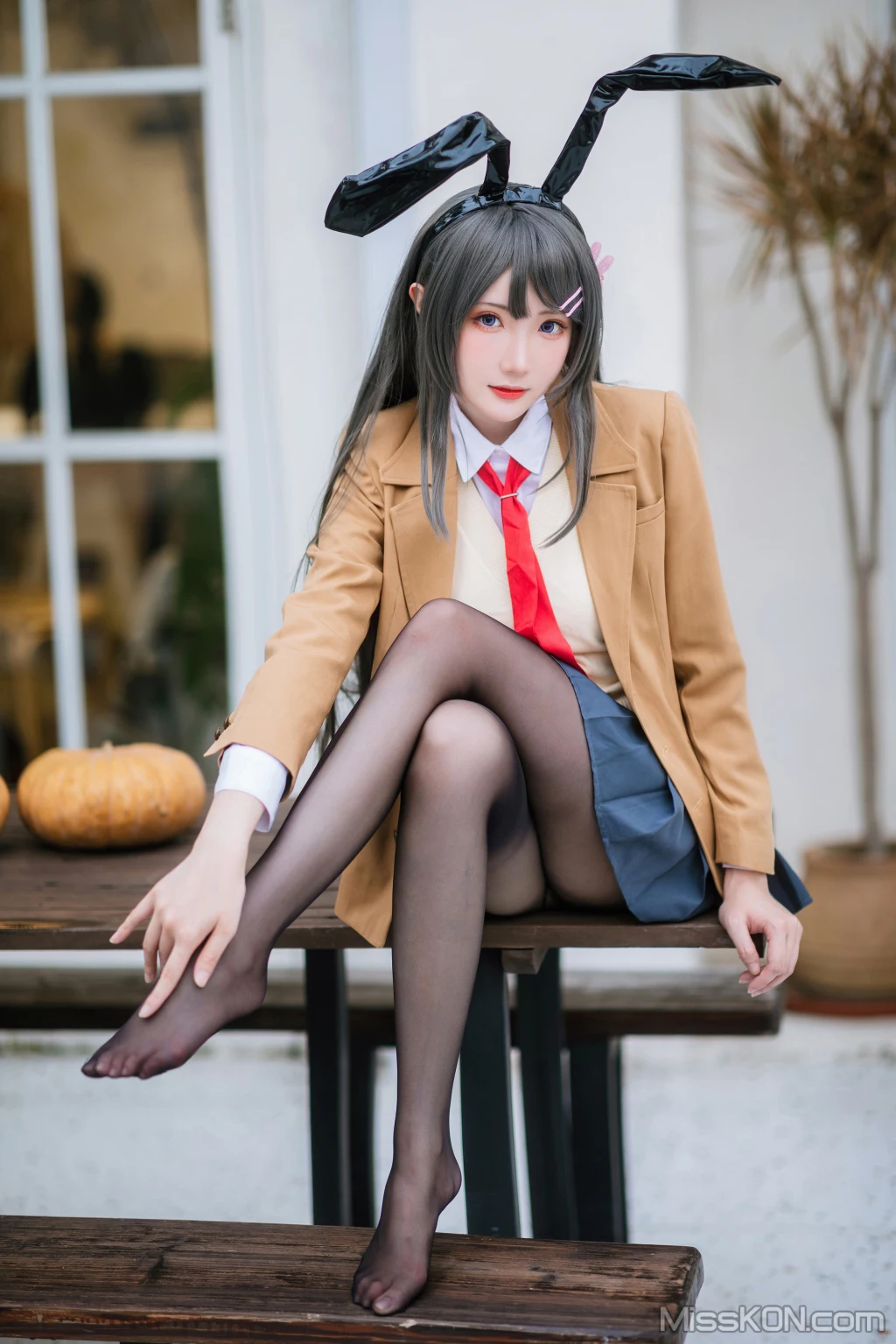 Coser@瓜希酱: 樱岛麻衣 校服 (20 图) –插图3