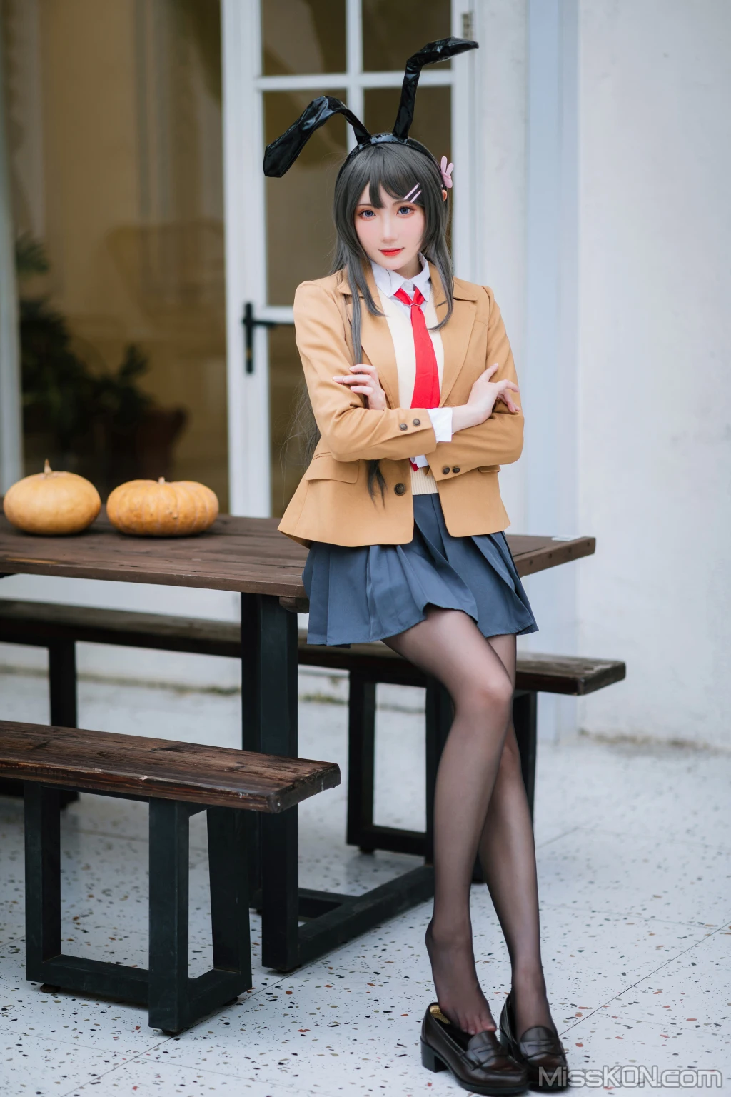 Coser@瓜希酱: 樱岛麻衣 校服 (20 图) –插图6