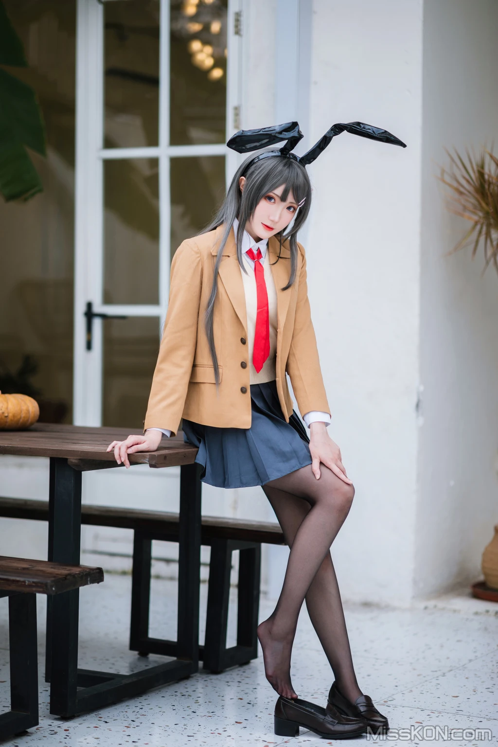 Coser@瓜希酱: 樱岛麻衣 校服 (20 图) –插图9