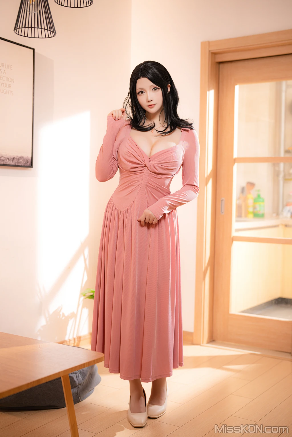 Coser@星之迟迟Hoshilily: 同学妈妈的招待2 (65 photos)