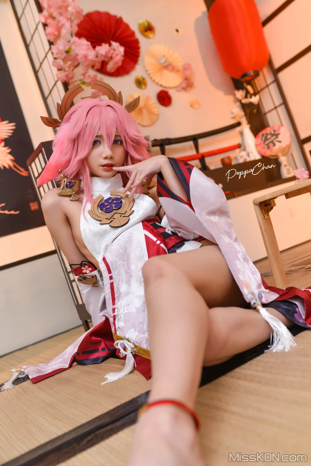 Coser@PoppaChan: Yae Miko (55 photos)