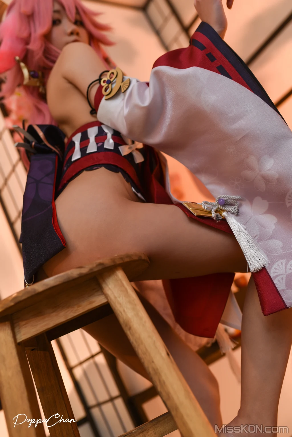 Coser@PoppaChan: Yae Miko (55 photos)