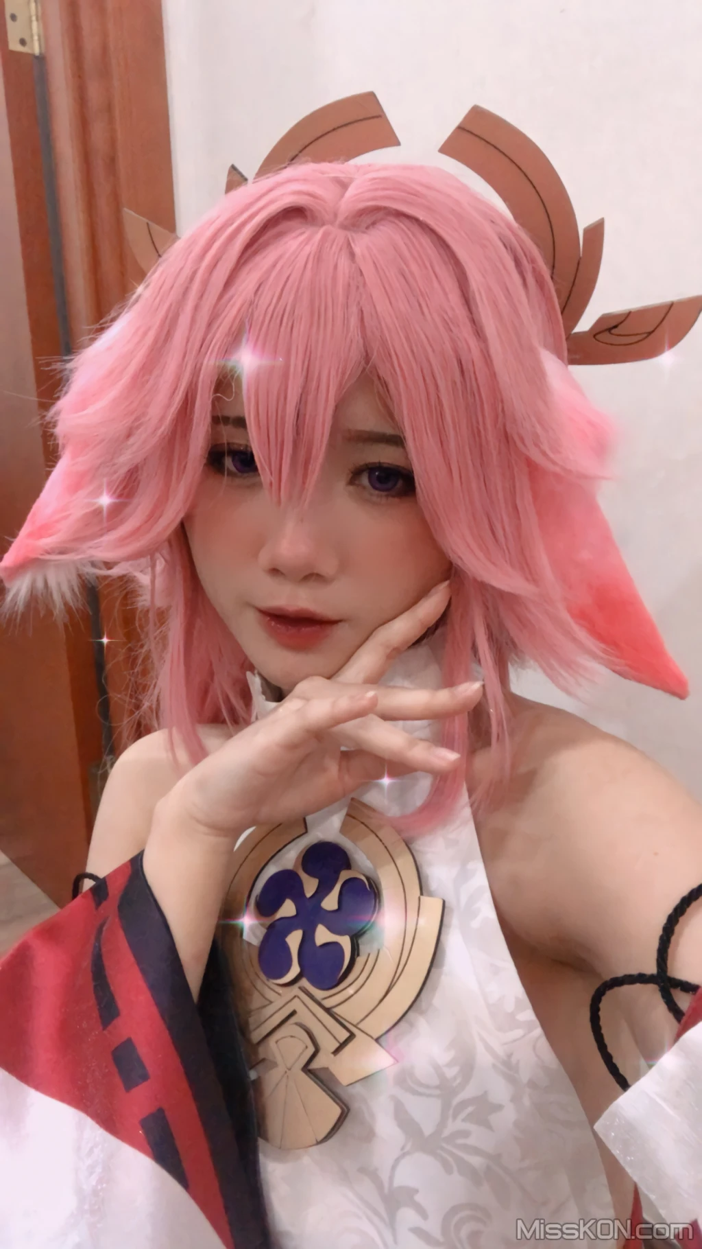 Coser@PoppaChan: Yae Miko (55 photos)