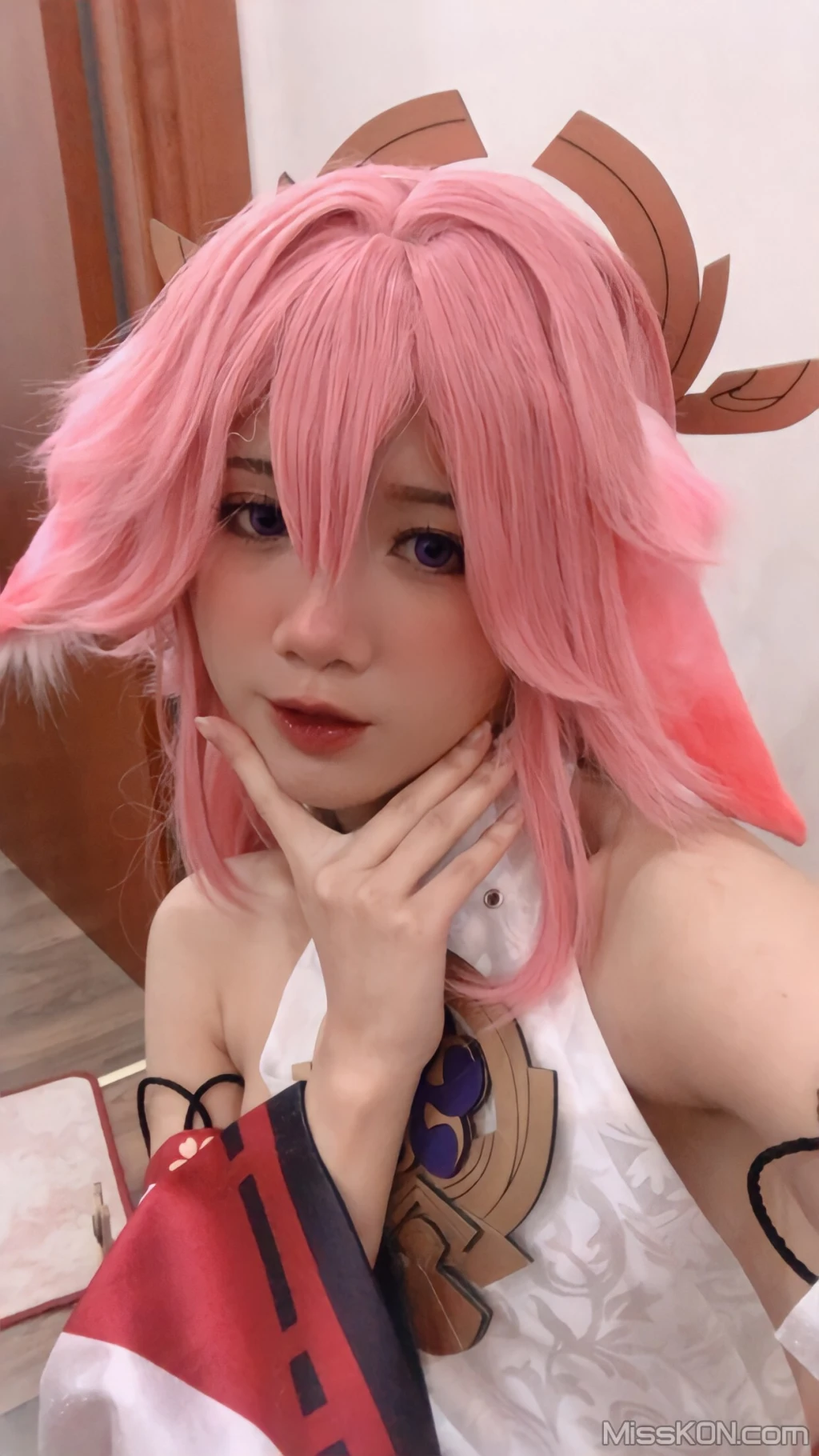 Coser@PoppaChan: Yae Miko (55 photos)