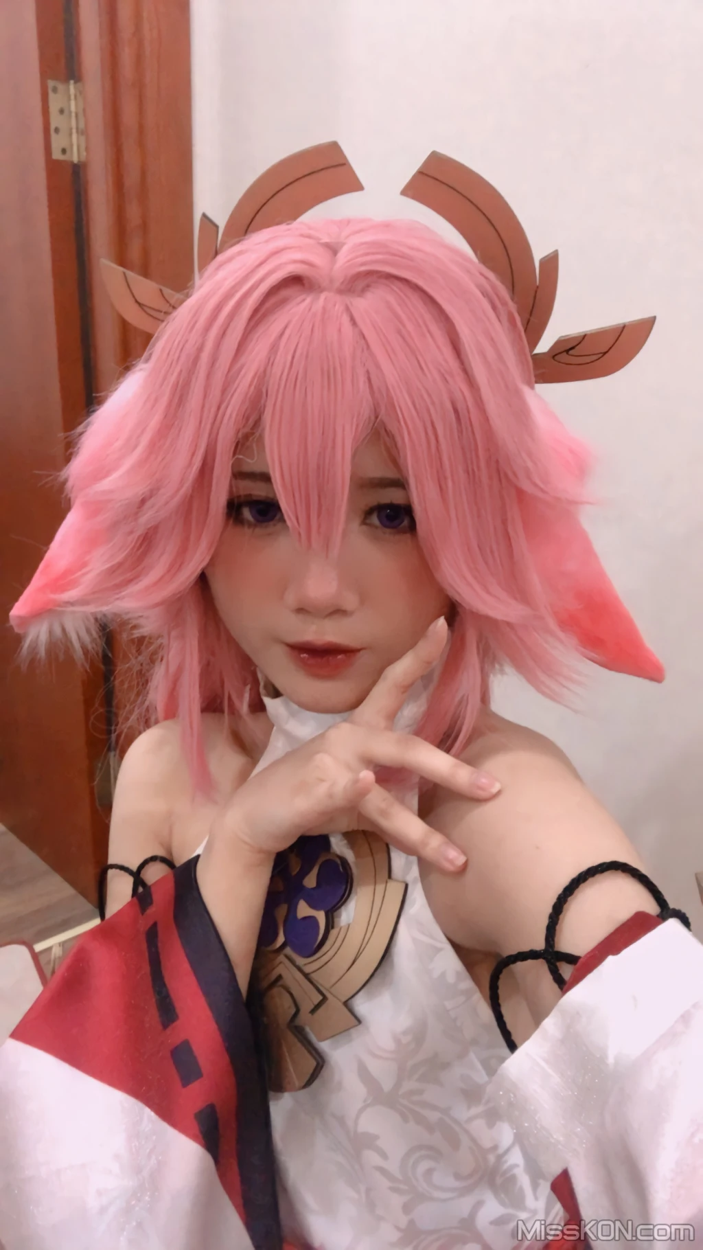 Coser@PoppaChan: Yae Miko (55 photos)