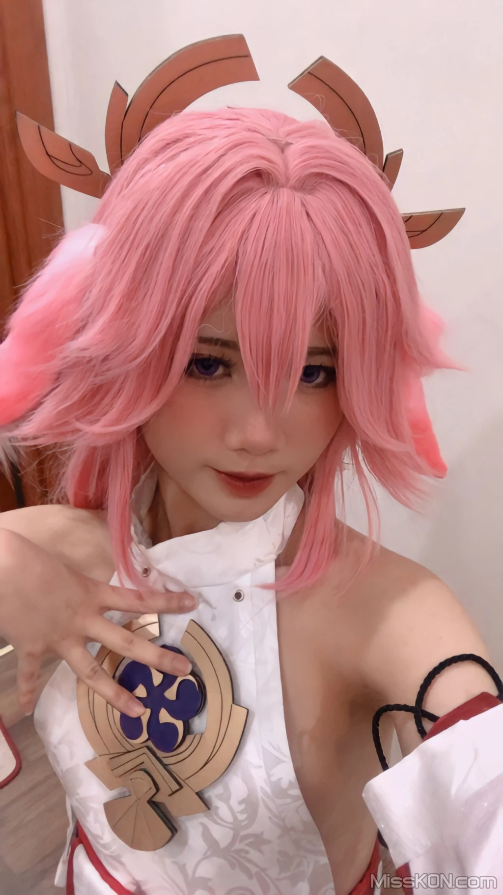 Coser@PoppaChan: Yae Miko (55 photos)