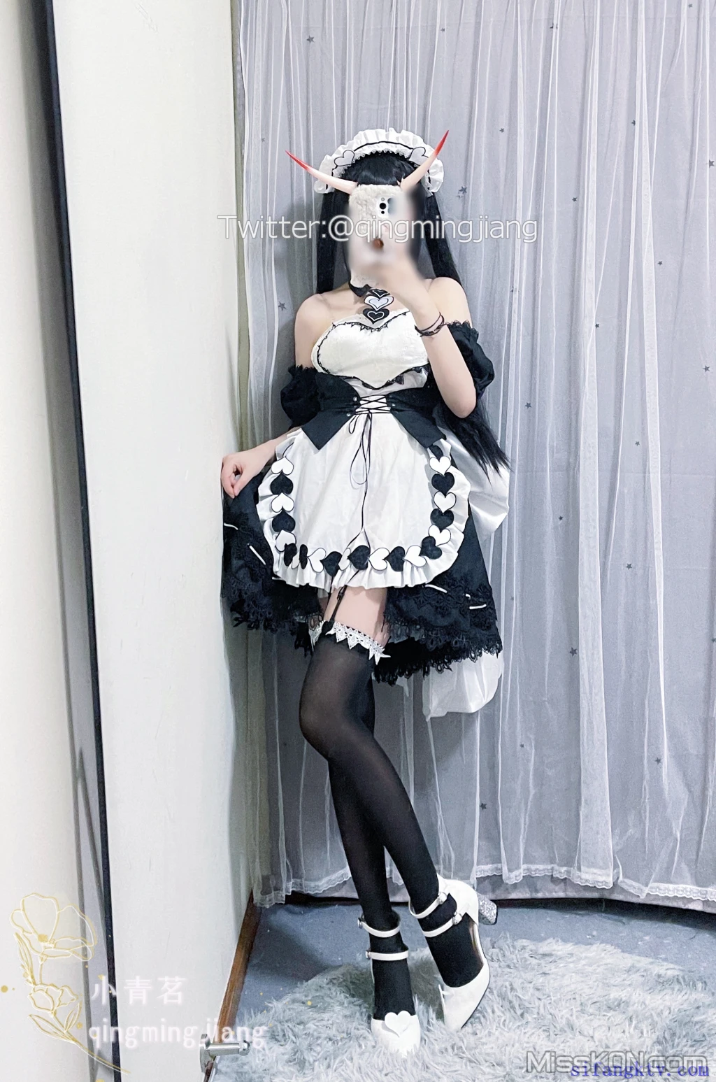 Coser@小青茗: 黑丝女仆 (42 photos + 1 video) – Page 2