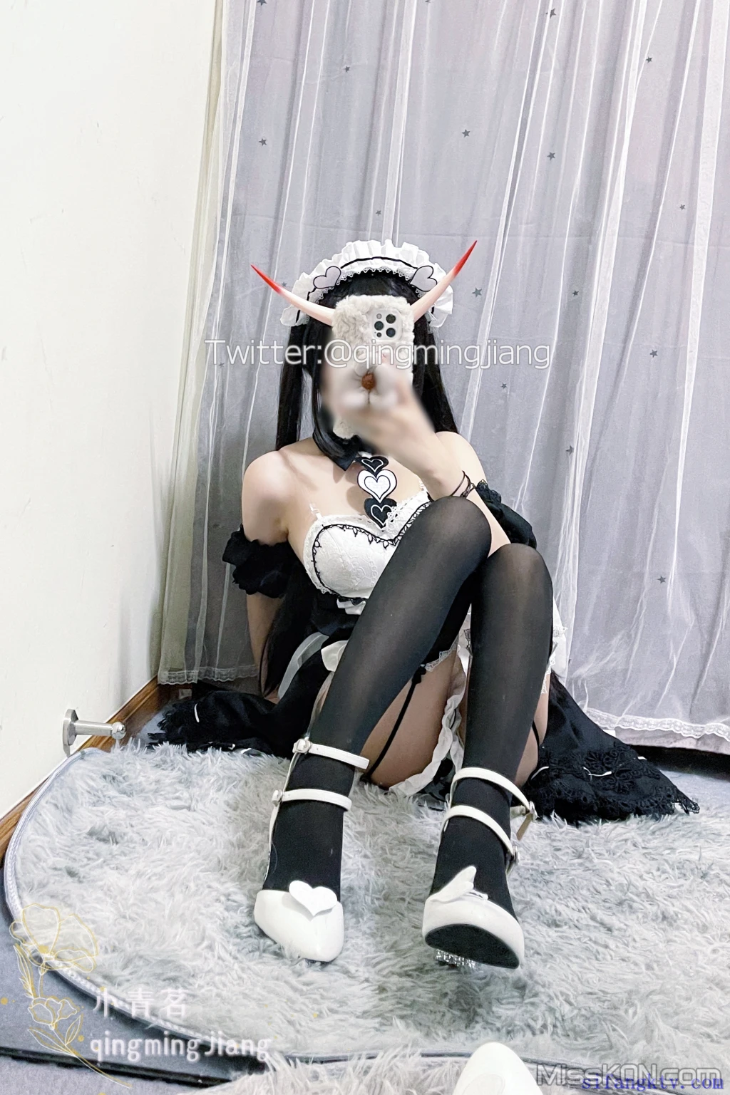 Coser@小青茗: 黑丝女仆 (42 photos + 1 video) – Page 2