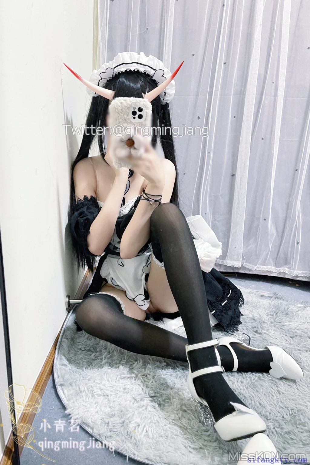 Coser@小青茗: 黑丝女仆 (42 photos + 1 video) – Page 2