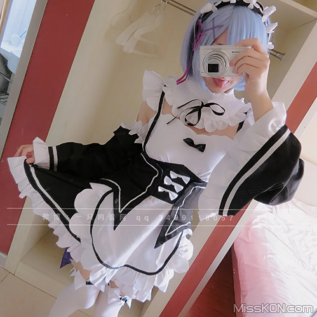 Coser@一只肉酱阿: 雷姆 (69 photos + 3 videos)
