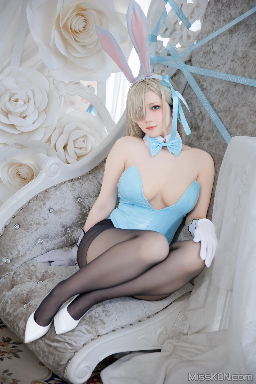 Coser@屿鱼: 明日奈兔女郎 (22 photos)