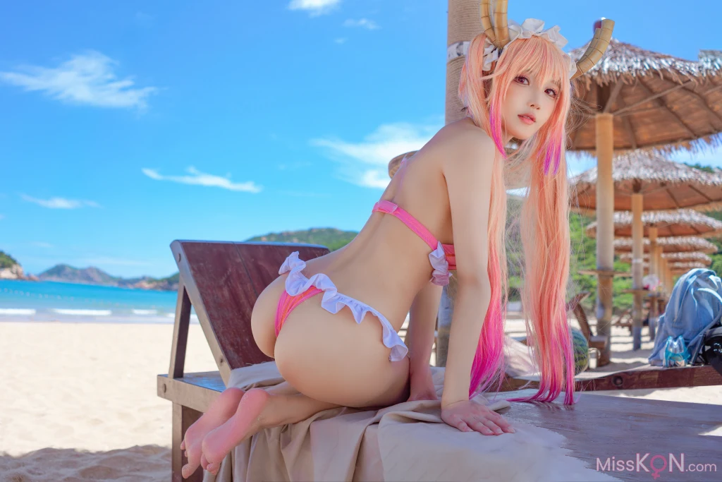 Coser@阿包也是兔娘: 10月舰长图 龙女仆泳装 (23 photos) – Page 2