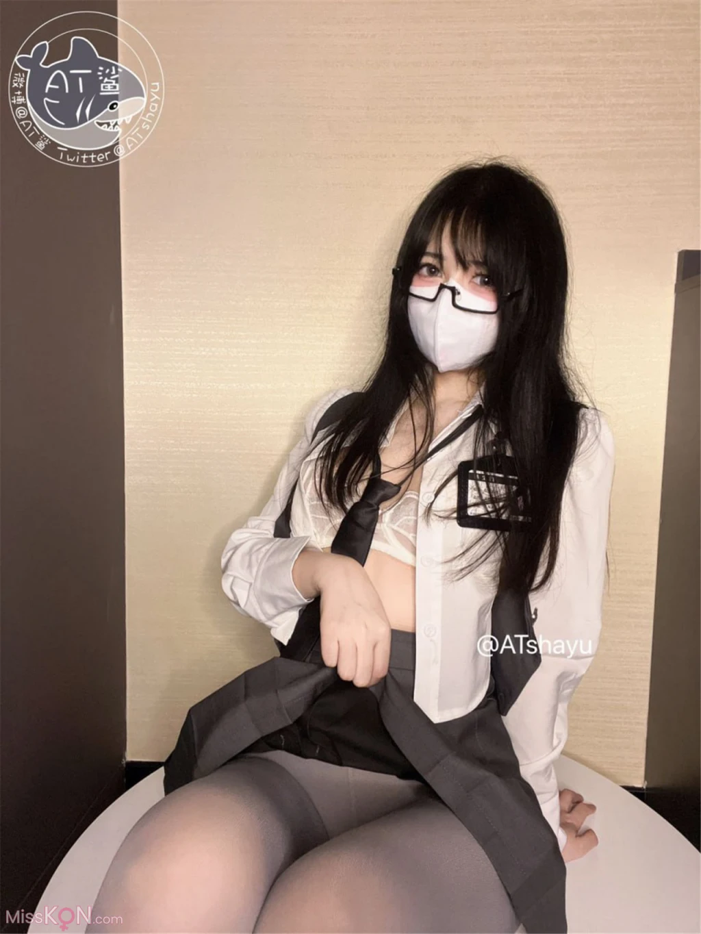 Coser@AT鲨: 真空灰色裤袜 (50 photos) – Page 3