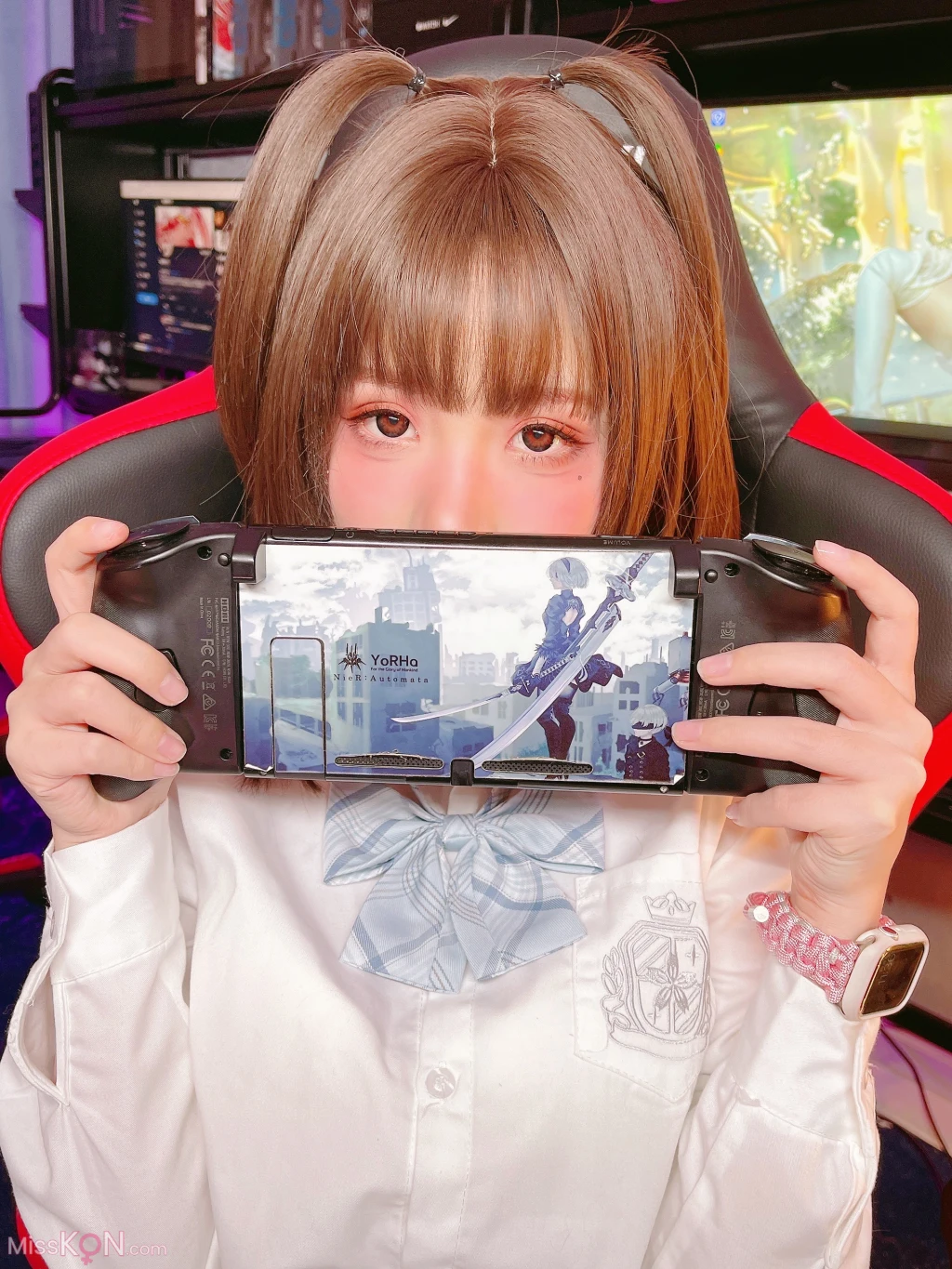 Coser@爆机少女喵小吉 (Nekokoyoshi): 小吉的电玩时间 (44 photos)