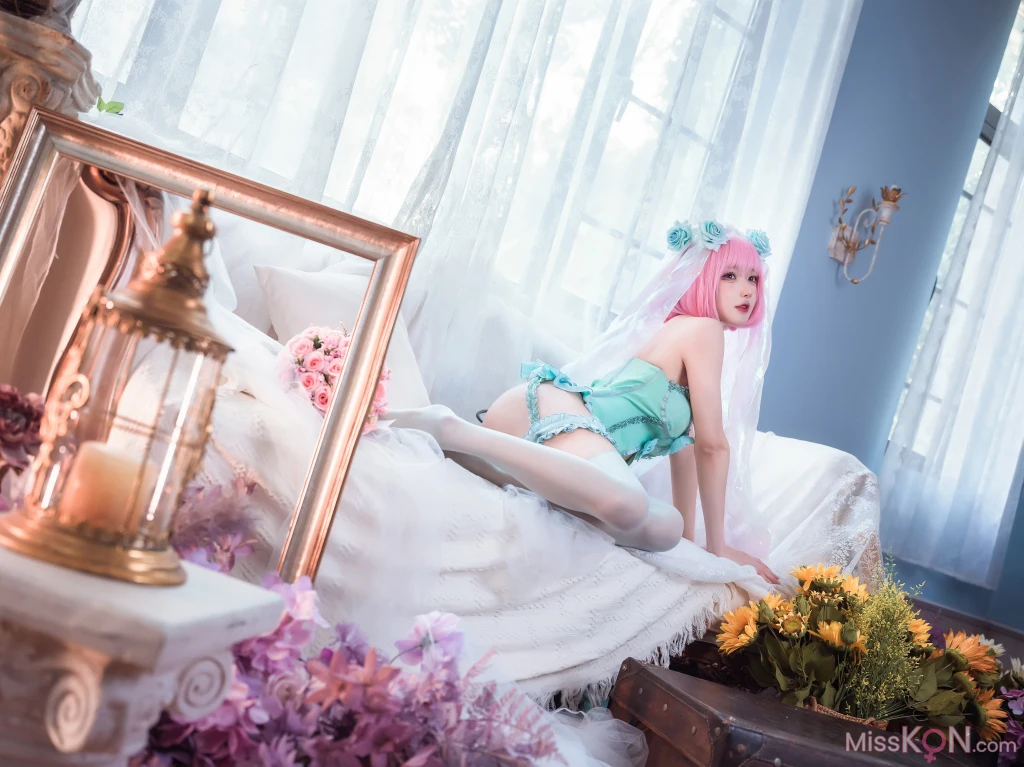 Coser@阿包也是兔娘: 王女梦梦 婚纱内衣 (33 photos) – Page 2