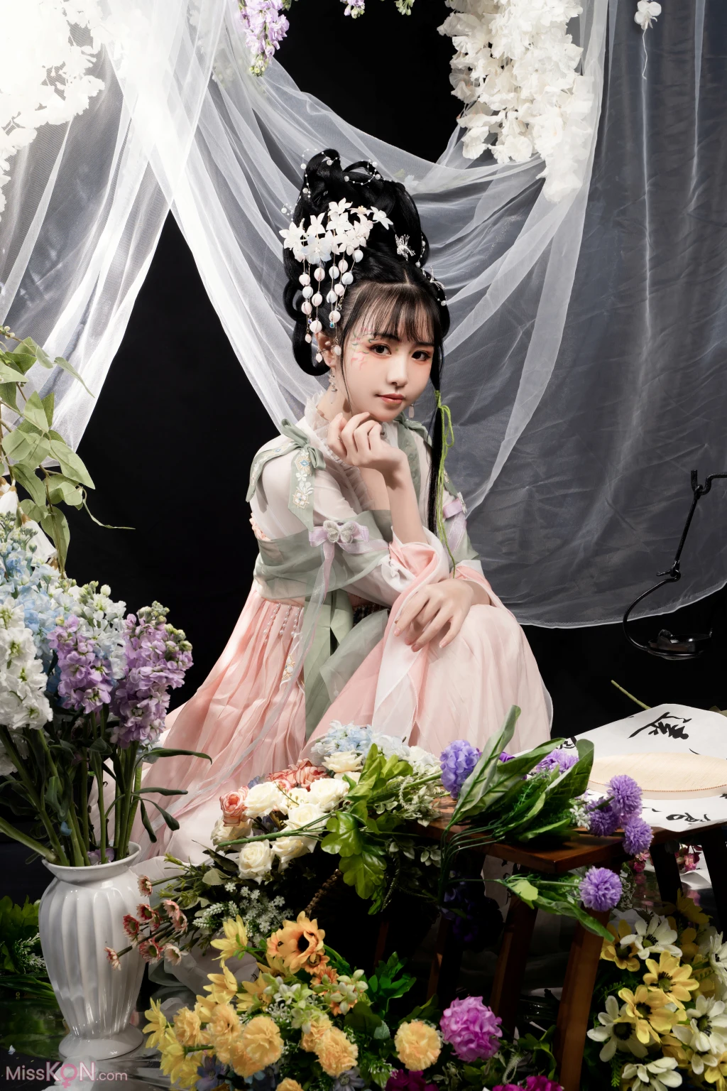 Coser@爆机少女喵小吉 (Nekokoyoshi): 花间集 (85 photos )