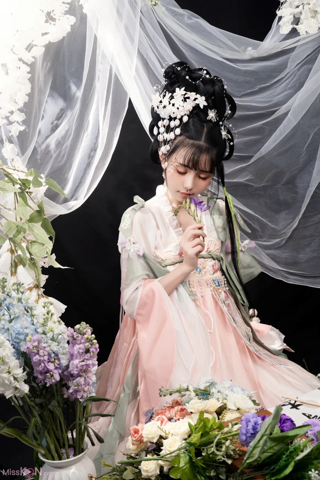 Coser@爆机少女喵小吉 (Nekokoyoshi): 花间集 (85 photos )
