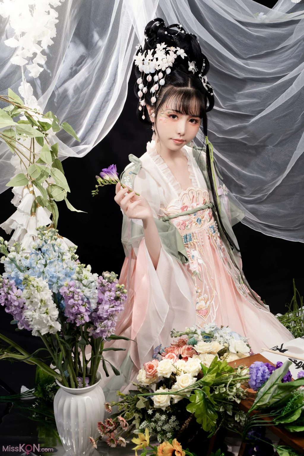 Coser@爆机少女喵小吉 (Nekokoyoshi): 花间集 (85 photos )