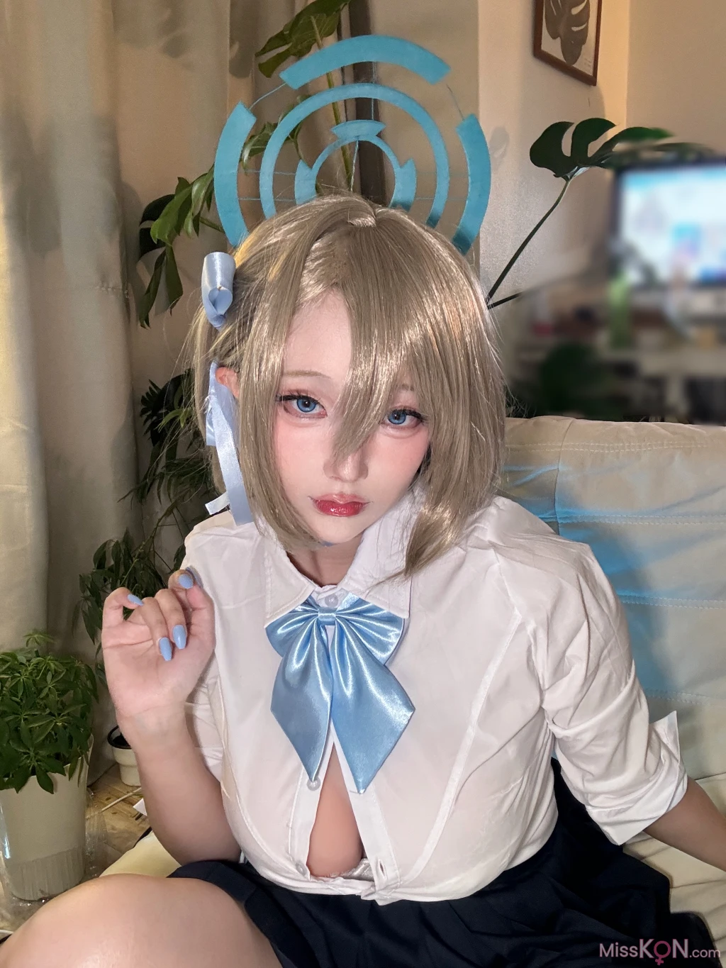 Coser@切切Celia: 明日奈制服自拍 (17 photos + 7 videos) – Page 2