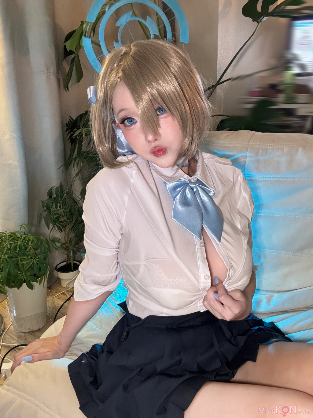 Coser@切切Celia: 明日奈制服自拍 (17 photos + 7 videos) – Page 2