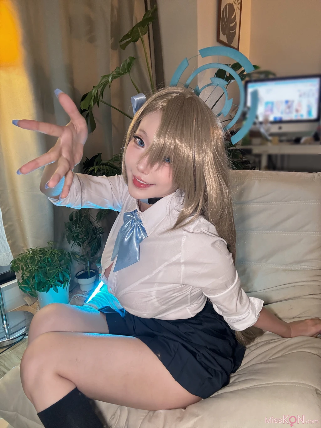 Coser@切切Celia: 明日奈制服自拍 (17 photos + 7 videos) – Page 2