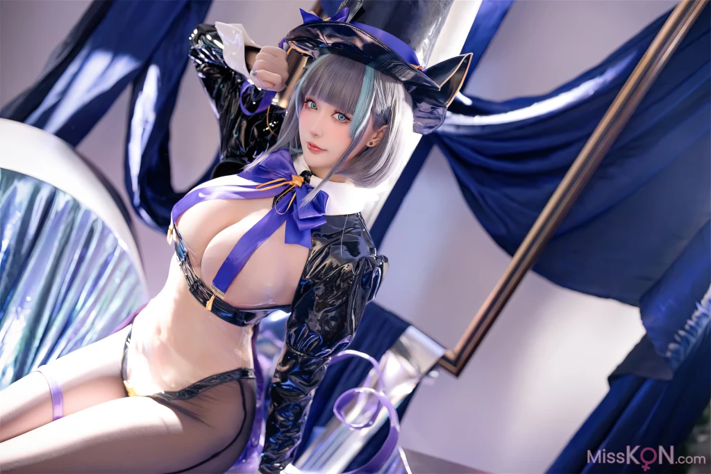 Coser@星之迟迟Hoshilily: 碧蓝航线-柴郡·绚烂夜梦 (32 photos)